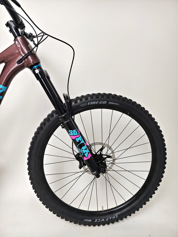 Marin Alpine Trail 1 2025 bike in excellent condition, large frame captured on a path. RRP: £3,099.00, priced at £1,720.00 including FREE Delivery!