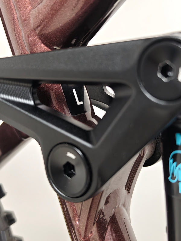 Dynamic shot of Marin Alpine Trail 1 2025 in excellent condition, LARGE size on a rocky terrain. Original RRP: £3,099.00, now priced at £1,720.00 including FREE Delivery!