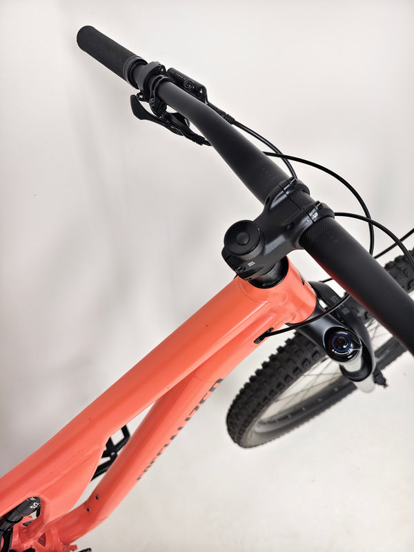 Stylish shot of the 2021 Specialized Stumpjumper Alloy with a backdrop of nature, in very good condition and priced at £1,250.00.