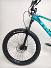 Image of Trek ROSCOE 7 2021 mountain bike highlighting key components and features, XL size, on sale for £590.