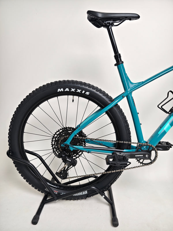 Trek ROSCOE 7 2021 bike's elegant geometry and dropper post shown, XL size, available for £590, RRP: £1,150.