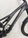 Upper view of the Specialized Stumpjumper Comp CARBON 2023 in grey, large size, highlighting its pristine condition, RRP: £4,250.00, special price just £1,980.00 including FREE Delivery!