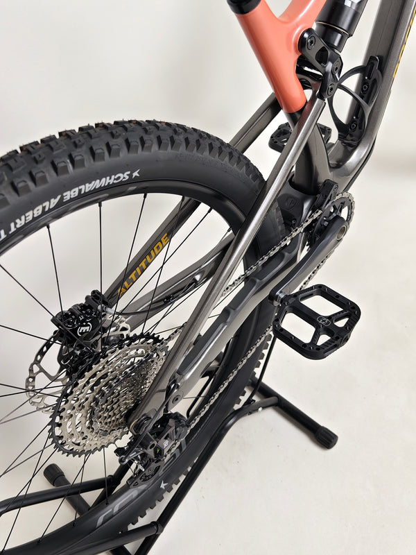 Last view of the Rocky Mountain Altitude Carbon 70 2022 mountain bike, ready for a new owner for £2,590.00 with free UK delivery.