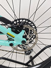 GT Sensor Carbon Pro LE 2024 / LARGE / RRP £5,000.00 / Excellent Condition! / Our Price ONLY £2,050.00 including Free UK Delivery – close-up of the rear brake and rotor (200mm centerline) on the GT MTB