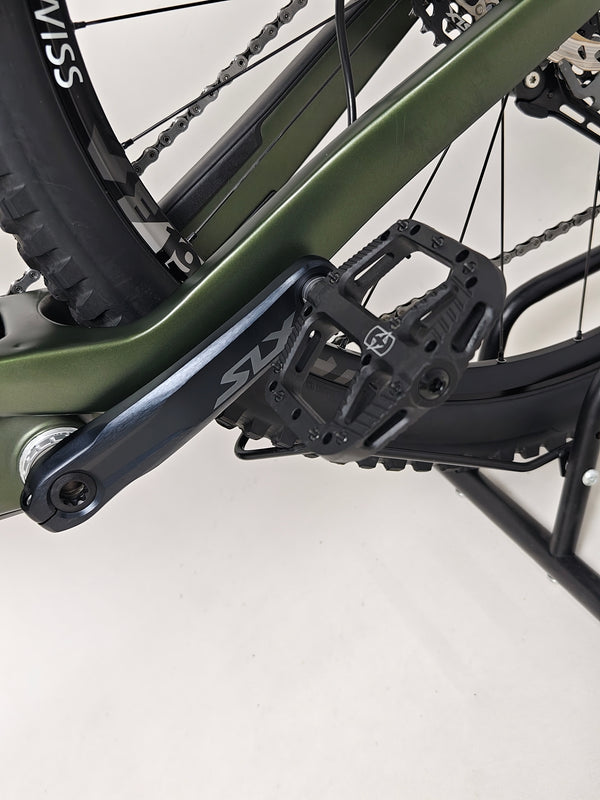 Orbea Rallon M20 Carbon 2021/ LARGE / FOX 38 / RRP: £4,259.00 / Very Good Condition! side profile showing full suspension carbon frame
