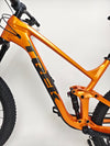 Trek Slash 7 Factory Orange / X-LARGE / YARI / RRP: £3,200.00 / Very Good Condition / Our Price 1,770.00 including FREE UK Delivery! Rear wheel and Boost148 hub on Trek Slash 7 in Factory Orange