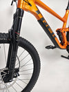 Trek Slash 7 Factory Orange / X-LARGE / YARI / RRP: £3,200.00 / Very Good Condition / Our Price 1,770.00 including FREE UK Delivery! Close-up of Shimano SLX M7100 shifter and cockpit on Trek Slash 7