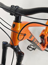 Trek Slash 7 Factory Orange / X-LARGE / YARI / RRP: £3,200.00 / Very Good Condition / Our Price 1,770.00 including FREE UK Delivery! Side view highlighting Trek Slash 7 Factory Orange paint and guards