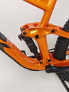 Trek Slash 7 Factory Orange / X-LARGE / YARI / RRP: £3,200.00 / Very Good Condition / Our Price 1,770.00 including FREE UK Delivery! Full bike rear view of Trek Slash 7 Factory Orange in very good condition