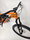 Trek Slash 7 Factory Orange / X-LARGE / YARI / RRP: £3,200.00 / Very Good Condition / Our Price 1,770.00 including FREE UK Delivery! Front wheel and Boost110 spacing detail on Trek Slash 7