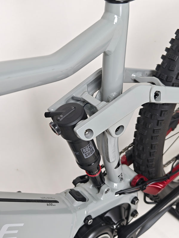 Haibike AllTrail 5 27.5 2022 Full Suspension e-Bike emphasizing on rider comfort features in excellent condition. Purchase it for only £1,870.00 at eMado!