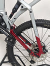 Highlighted features of the Haibike AllTrail 5 27.5 2022 Full Suspension e-Bike revealing its premium quality. Available now for £1,870.00 at eMado!