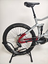 Haibike AllTrail 5 27.5 2022 Full Suspension e-Bike displayed elegantly in a natural environment, available for £1,870.00 at eMado!