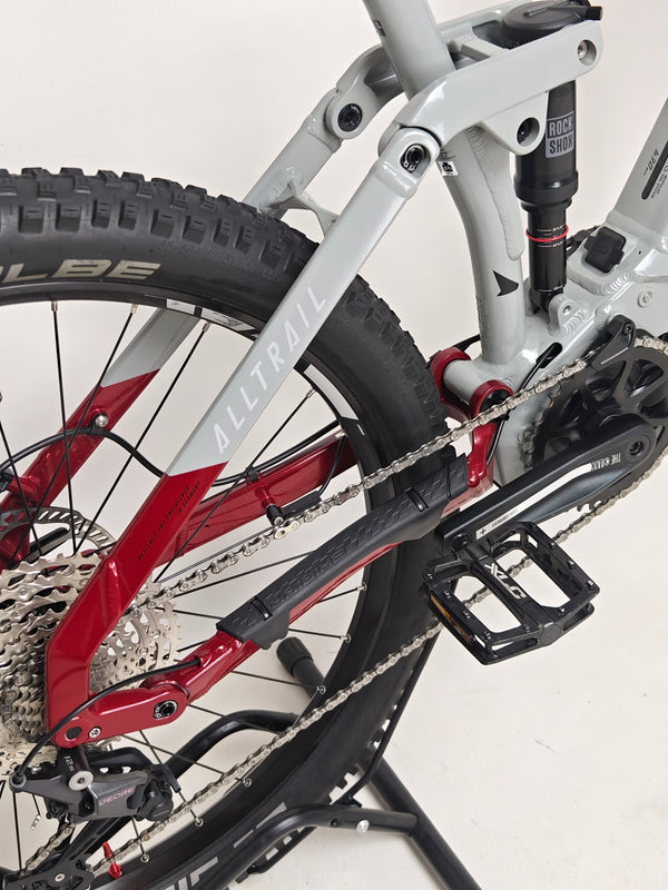 Haibike AllTrail 5 27.5 2022 Full Suspension e-Bike, focusing on its remarkable features. Available now for £1,870.00 at eMado!