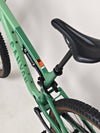 Detail view of the Canyon Neuron 7 Full Suspension Bike's handlebars, in Large size, featuring Shimano controls, in Very Good Condition.