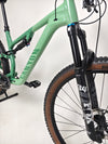 Schwalbe Wicked Will tyres on the 2023 Canyon Neuron 7 Full Suspension Bike, Large size, emphasising the grip and tread, in Very Good Condition.