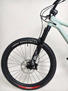 Image capturing the Specialized Status 160 2023 Large S4 in its vibrant colors and excellent used condition, available for £1,750 (RRP £2,900) with features ideal for trail riding.