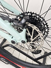 Close-up view of Specialized Status 160 2023 Large S4 tire and wheelset in excellent used condition, available for £1,750 (RRP £2,900).