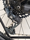 The stylish design of the 2023 Lapierre Zesty AM CF 8.9 Large bike showcased, available at a price of £2,850.