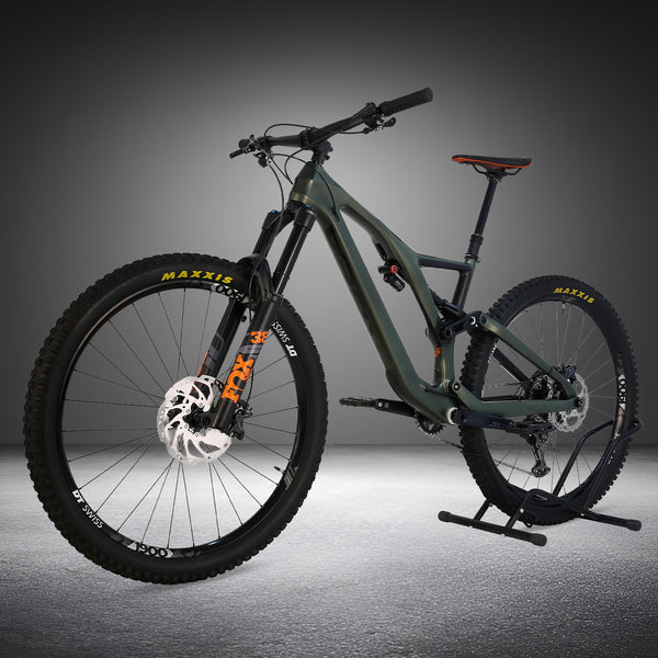 Orbea Rallon M20 Carbon 2021/ LARGE / FOX 38 / RRP: £4,259.00 / Very Good Condition! front three-quarter view showing Fox 38 Float Performance suspension