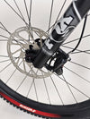 Image showcasing the components of the Specialized Status 160 2023 Large S4 bike in excellent condition, available for £1,750 (RRP £2,900).