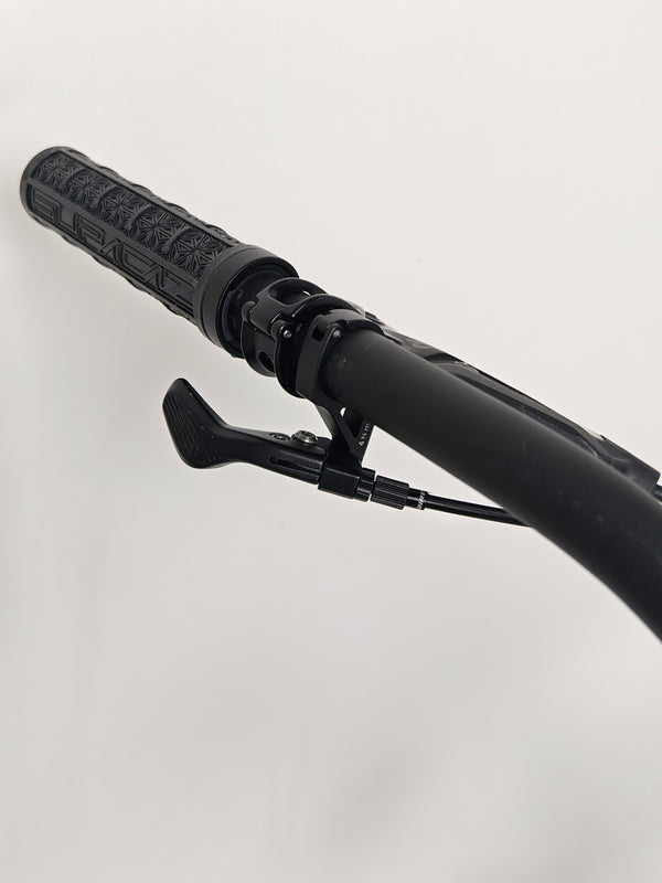 Image showing the frame design of the Specialized Status 160 2023 Large S4, highlighting its excellent used state, available for £1,750 (RRP £2,900).