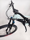 Capture of the Specialized Status 160 2023 Large S4 highlighting its powerful brakes and excellent condition, for sale at £1,750 (RRP £2,900).