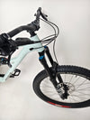 Detailed image of the stem and brakes of the Specialized Status 160 2023 Large S4 bike, in excellent used condition, offered at £1,750 (RRP £2,900).