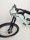 Close-up of the fork suspension on the Specialized Status 160 2023 Large S4 showcasing its design in excellent used condition for £1,750 (RRP £2,900).